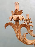 #8627-UCGG - Wood Chandelier