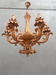 #8627-UCGG - Wood Chandelier