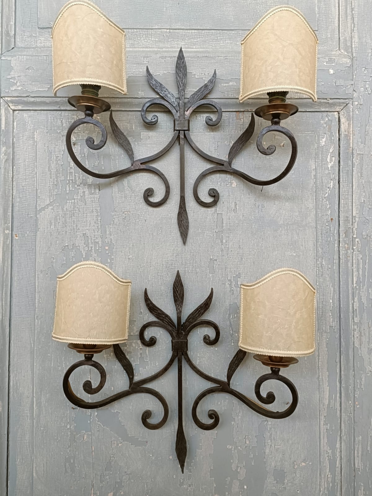#8631-PGGG - Pair of Sconces