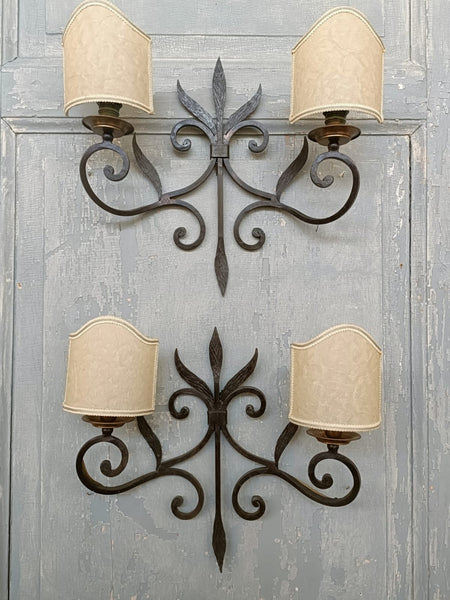 #8631-PGGG - Pair of Sconces