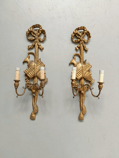 #8635-UCGG - Pair of Sconces