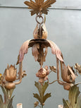 #8636-UUGG - Floral Iron Chandelier