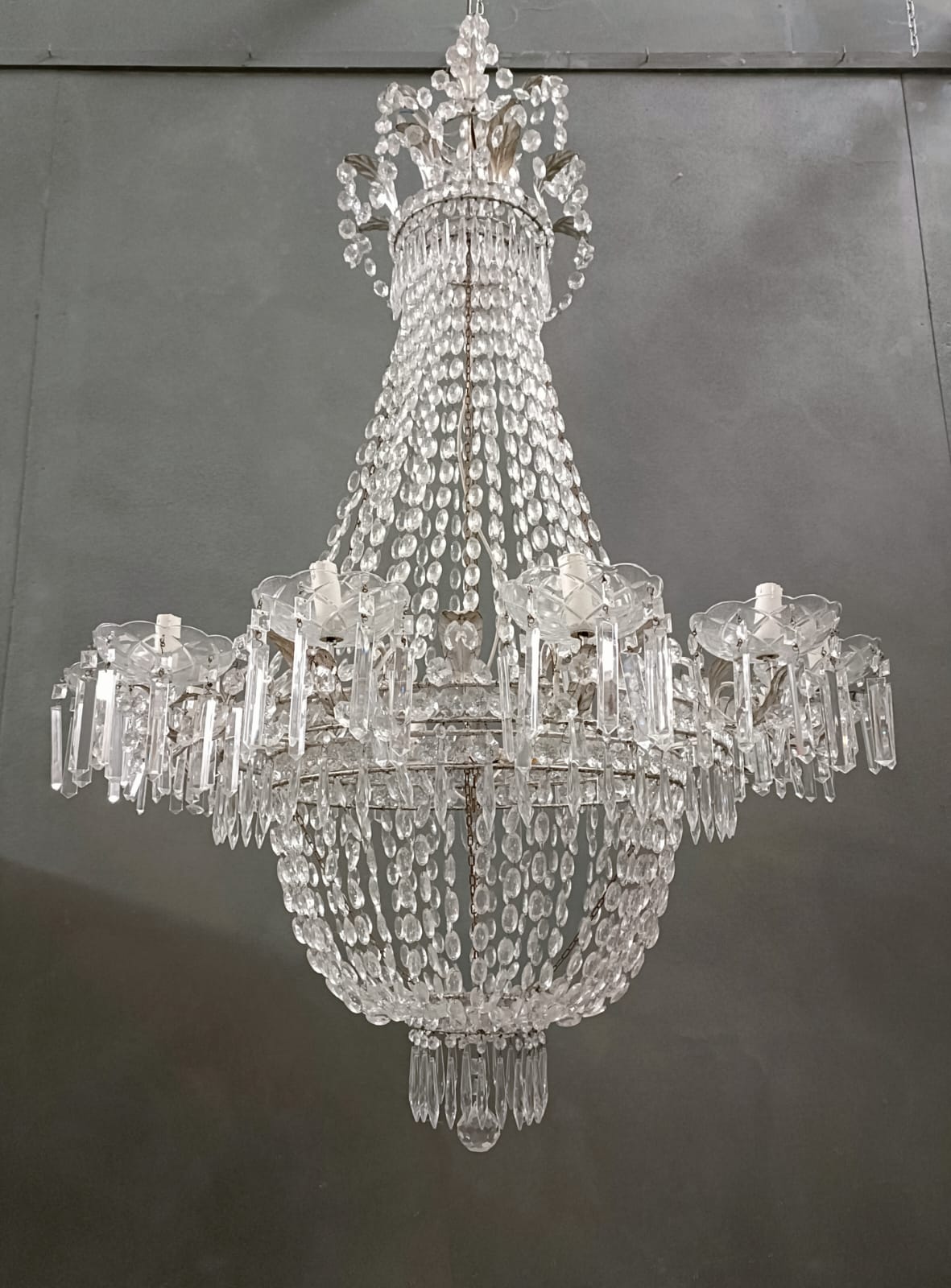 #8640-PGCGG - Crystal Chandelier