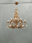 #8644-UAGG - Floral Iron Chandelier