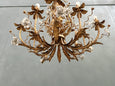 #8644-UAGG - Floral Iron Chandelier