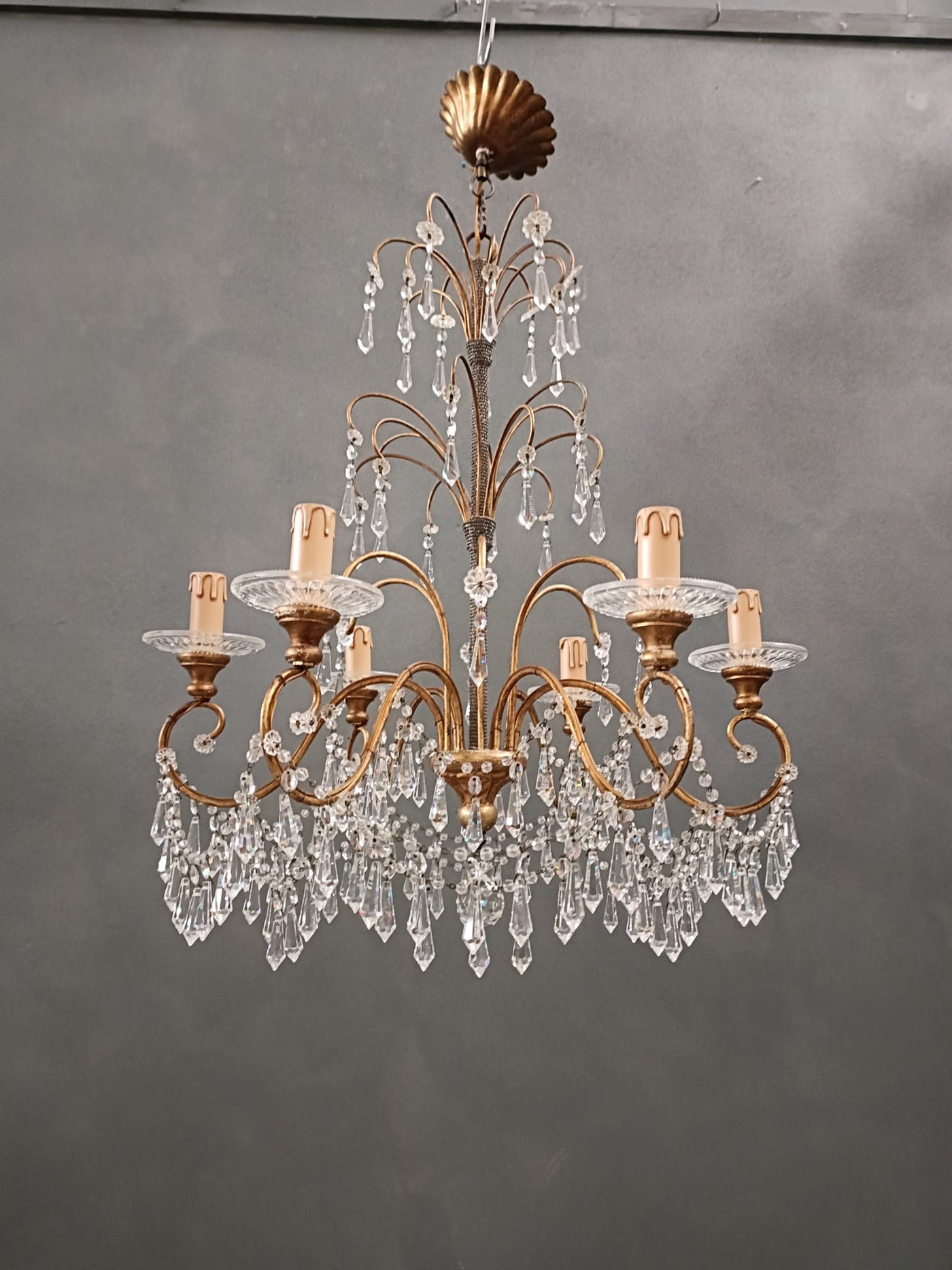 #8649-UUGG - Crystal Chandelier