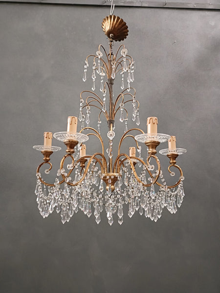 #8649-UUGG - Crystal Chandelier