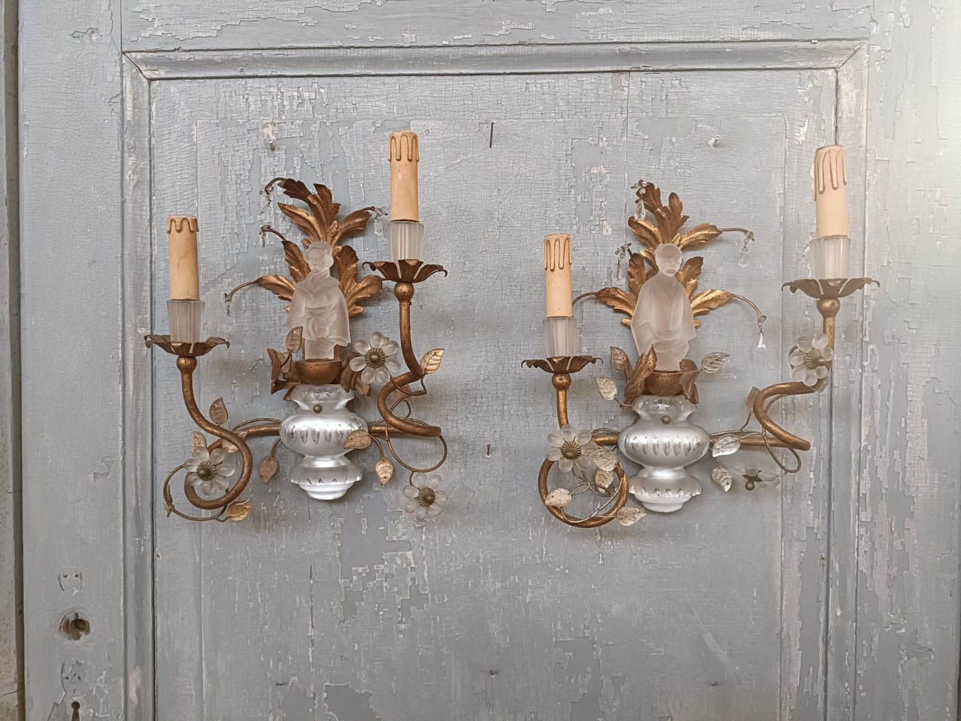 #8652-HUGG - Pair of Sconces