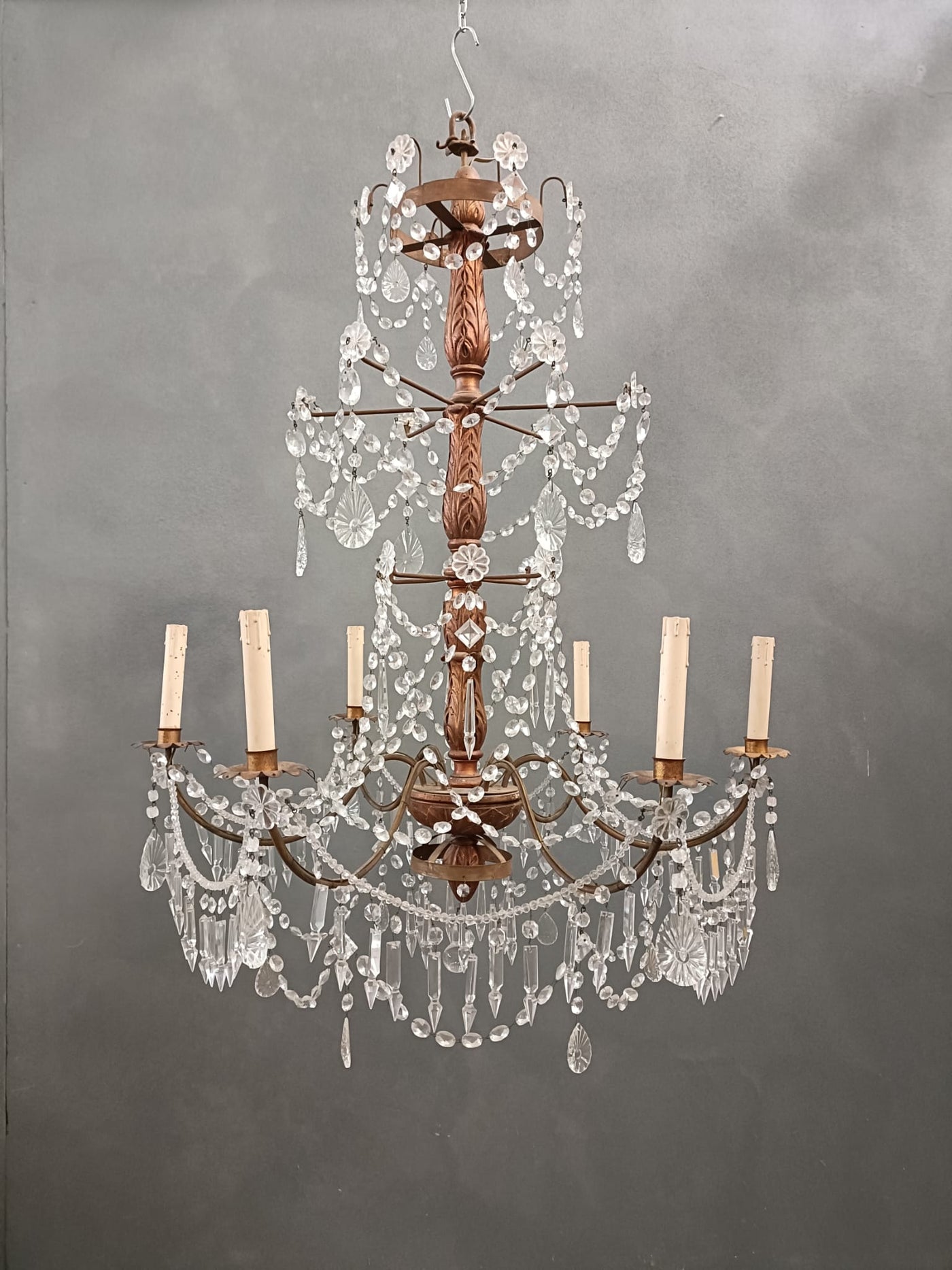 #8662-ACGG - Crystal Chandelier