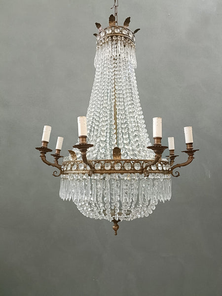 #8669-CGGG  - Crystal Chandelier