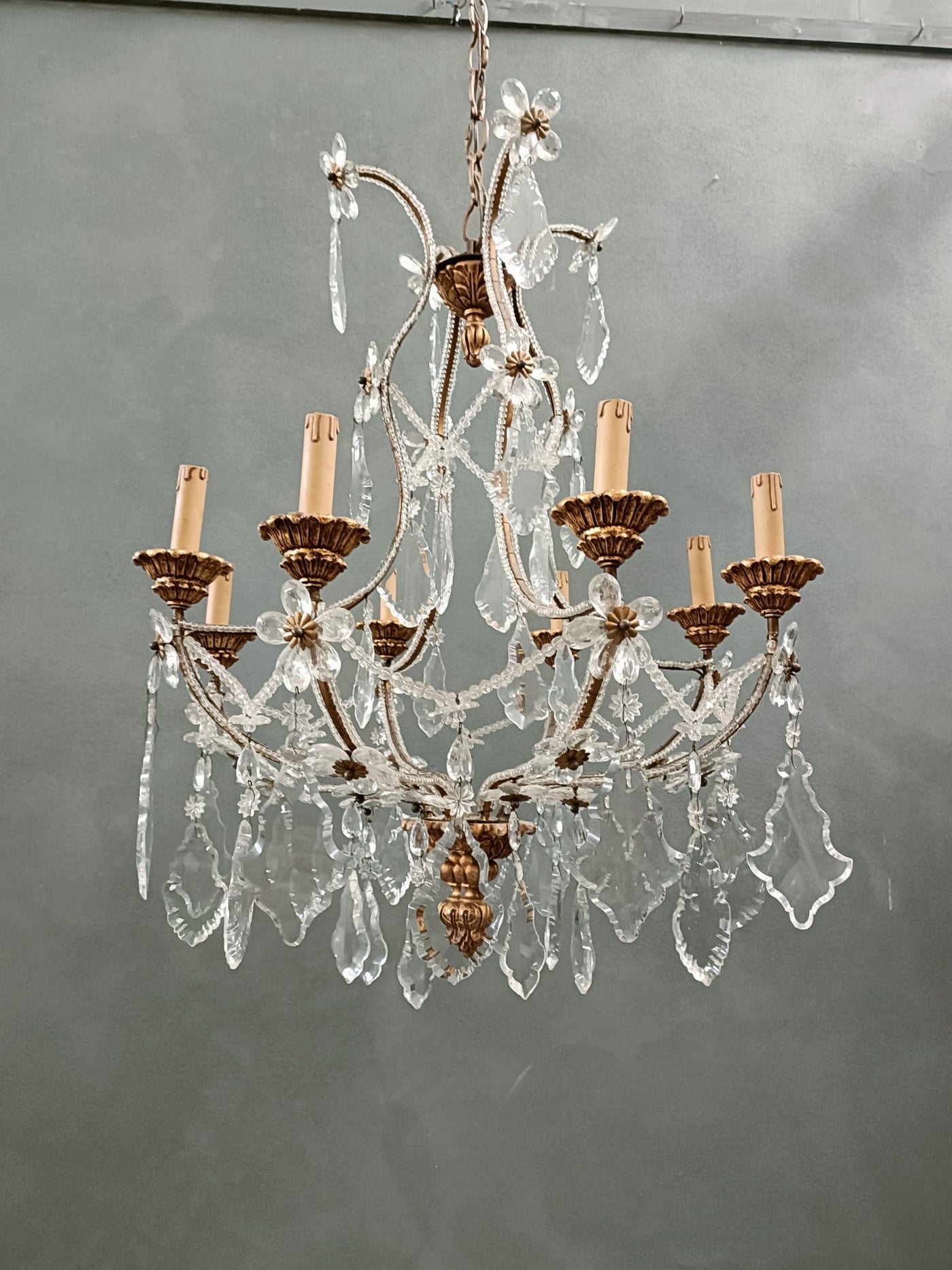 #8671-RUGG - Crystal Chandelier