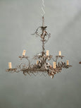 #8673-PAGG - Pair of Iron Chandeliers