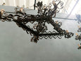 #8673-PAGG - Pair of Iron Chandeliers