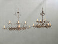 #8673-PAGG - Pair of Iron Chandeliers