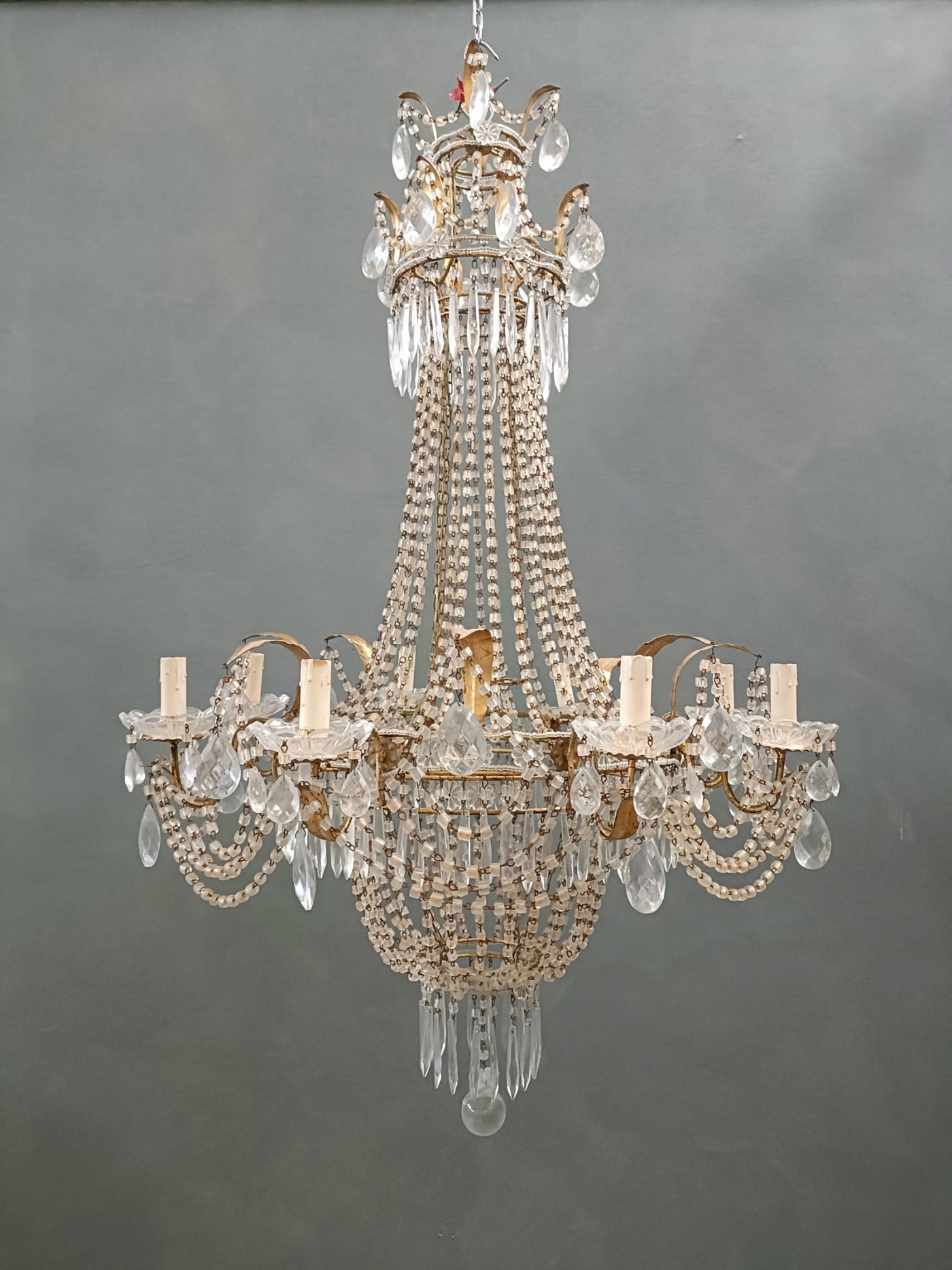 #8674-PGGG - Crystal Chandelier