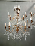 #8676-PUGGG - Pair of Crystal Chandeliers