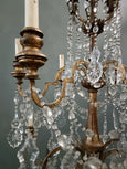 #8676-PUGGG - Pair of Crystal Chandeliers