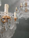 #8677-PPUGG - Pair of Crystal Chandeliers