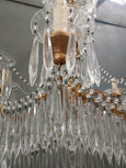 #8677-PPUGG - Pair of Crystal Chandeliers