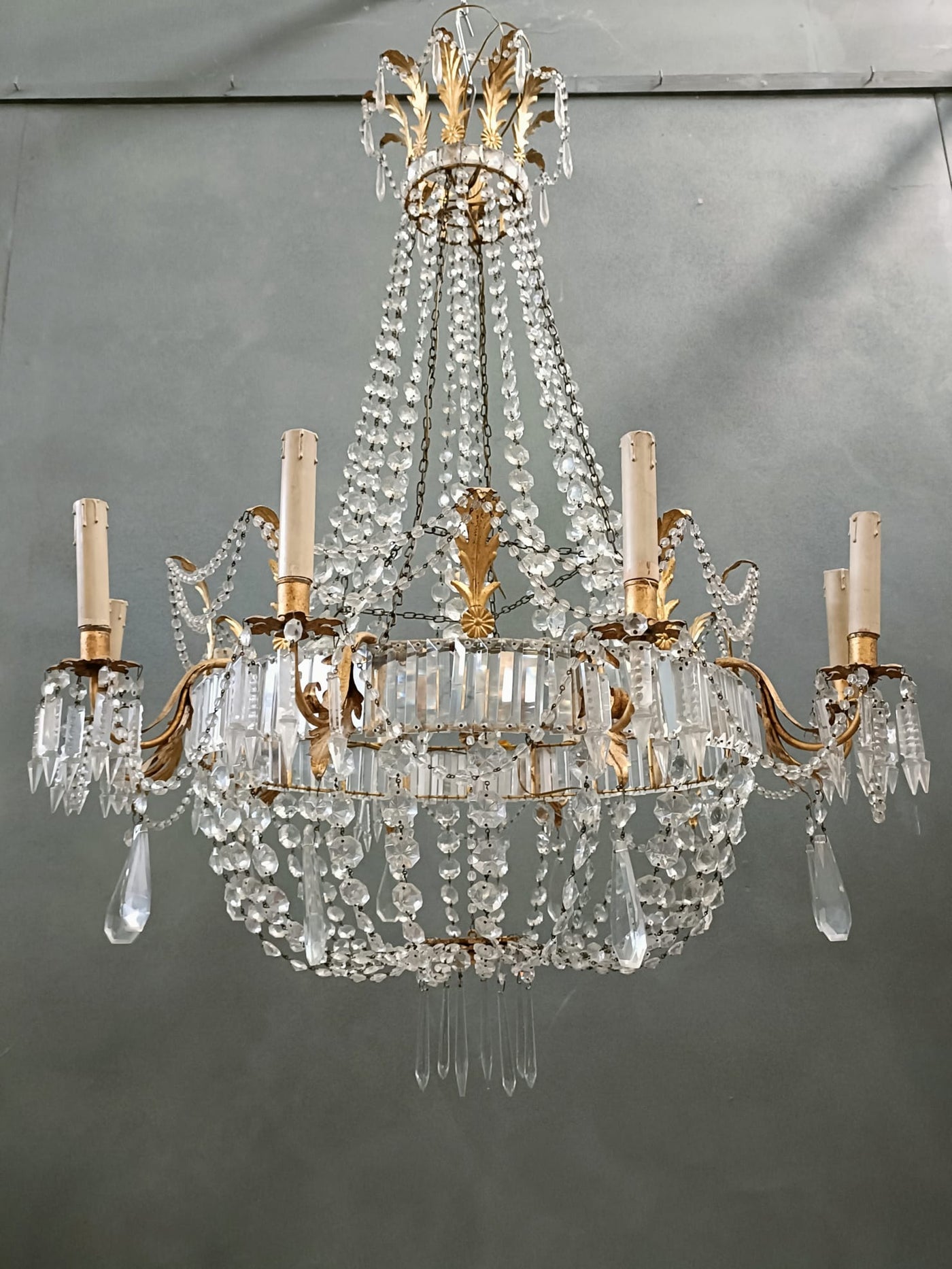 #8680-NAGG - Crystal Chandelier