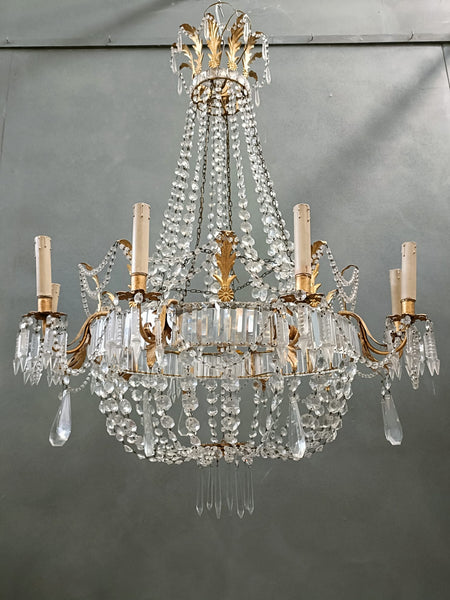 #8680-NAGG - Crystal Chandelier