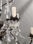 #8681-ACGG - Pair of Crystal Chandeliers