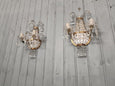 #8686-PNUG - Pair of Crystal Sconces