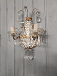 #8686-PNUG - Pair of Crystal Sconces