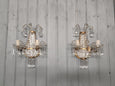 #8686-PNUG - Pair of Crystal Sconces