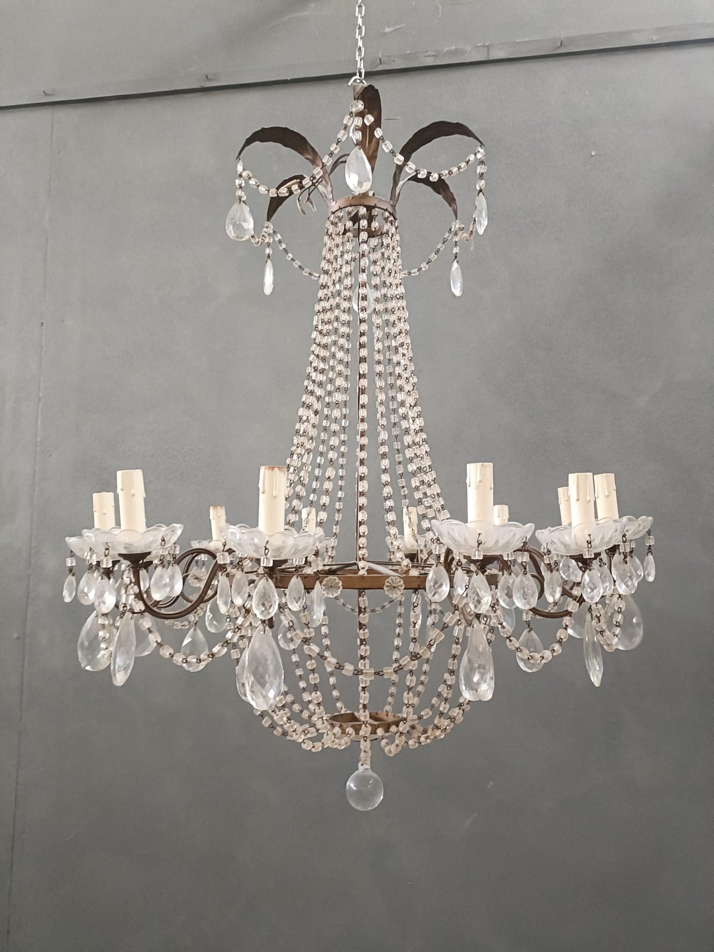 #8687-HAGG - Crystal Chandelier
