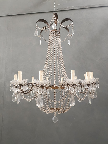 #8687-HAGG - Crystal Chandelier