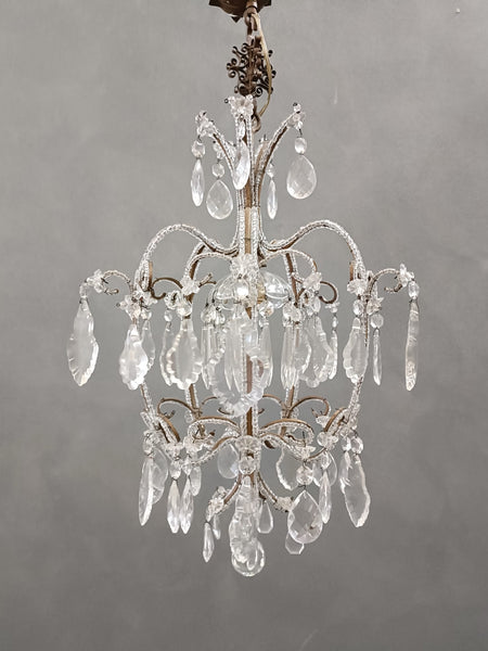 #8689-PHUG - Crystal Chandelier