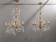 #8691-SUGG - Pair of Crystal Chandeliers