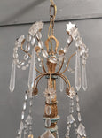 #8691-SUGG - Pair of Crystal Chandeliers