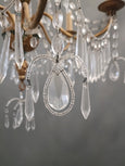 #8691-SUGG - Pair of Crystal Chandeliers