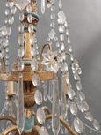 #8691-SUGG - Pair of Crystal Chandeliers