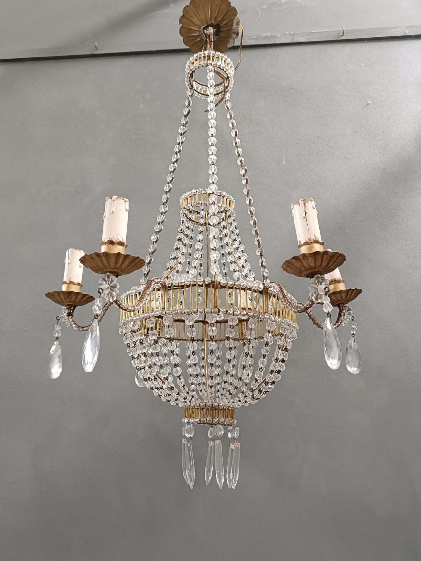 #8699-UUGG - Crystal Chandelier
