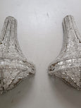 #8700-UUGG - Pair of Crystal Sconces
