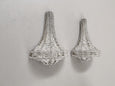 #8700-UUGG - Pair of Crystal Sconces