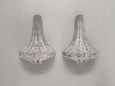 #8700-UUGG - Pair of Crystal Sconces