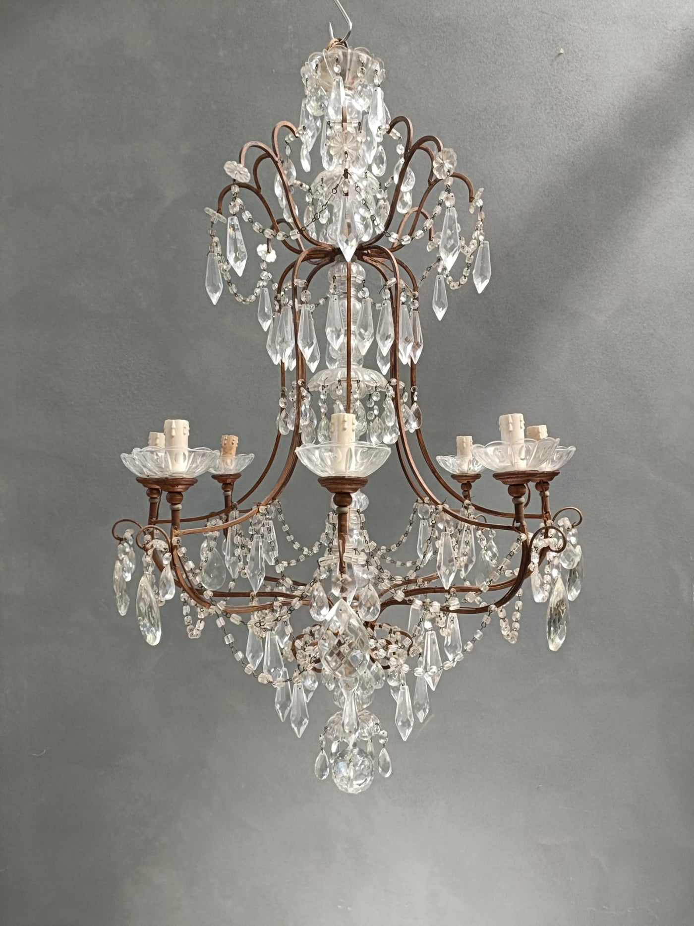#8705-UAGG - Crystal Chandelier