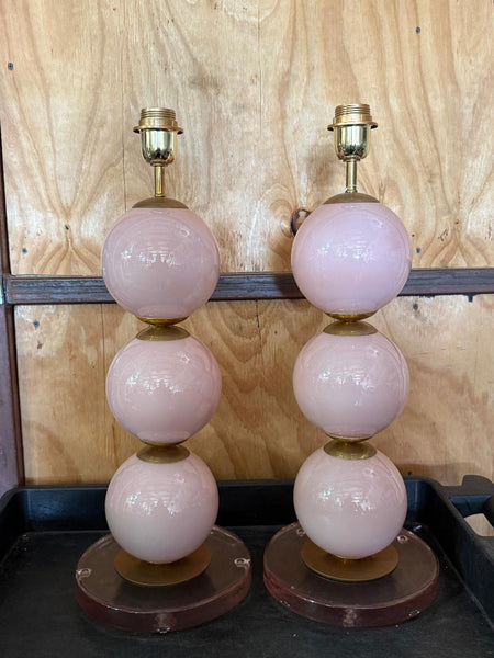 #8806-UUNH - Pair of Murano Lamps