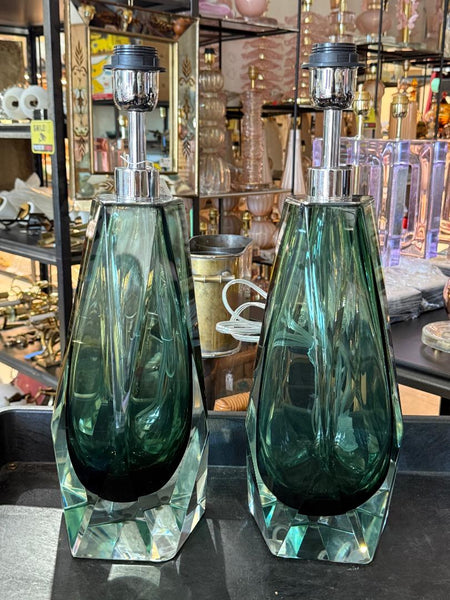 #8820-UINH - Pair of Murano Lamps