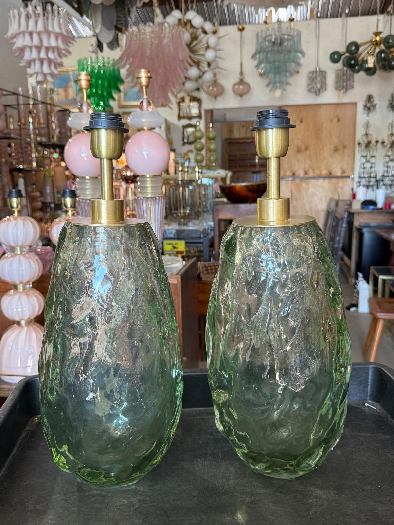 #8830-UCNH - Pair of Murano Lamps