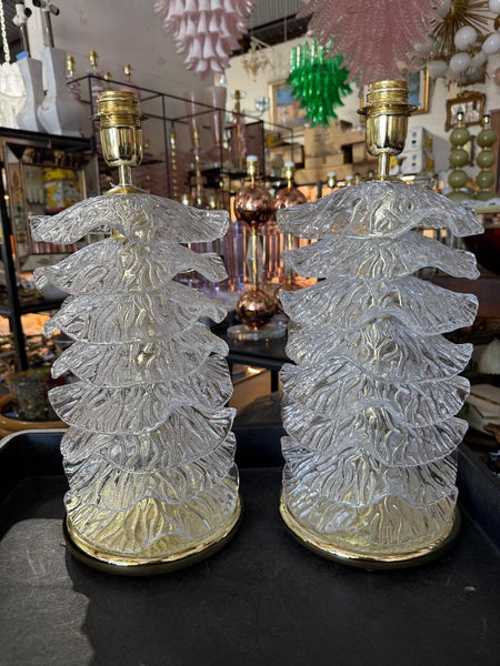 #8834-UUNH - Pair of Murano Lamps