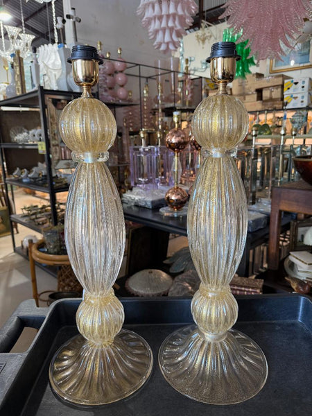 #8835-UINH - Pair of Murano Lamps