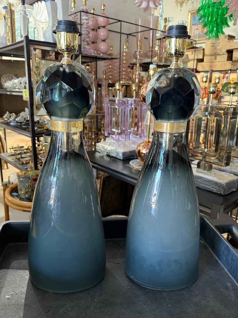 #8842-UCNH - Pair of Murano Lamps