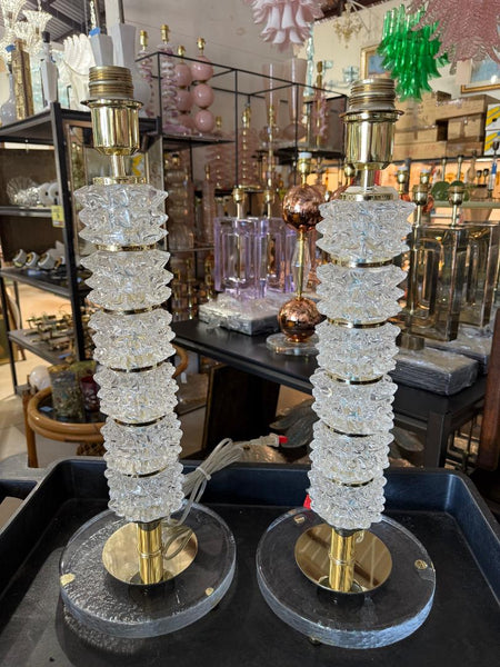 #8843-PHNH - Pair of Murano Lamps
