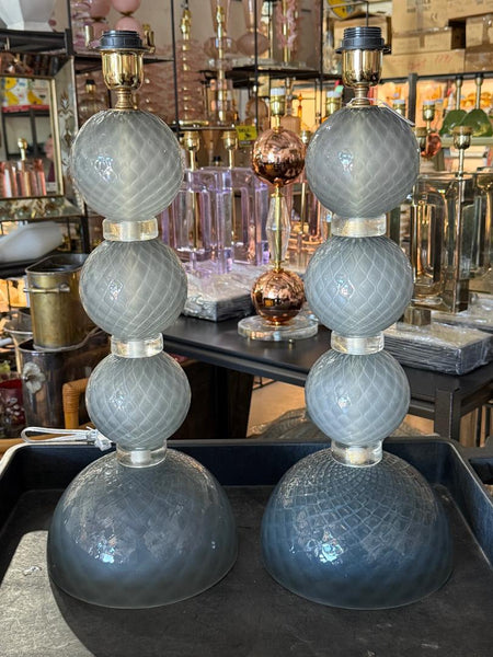 #8844-UHNH - Pair of Murano Lamps