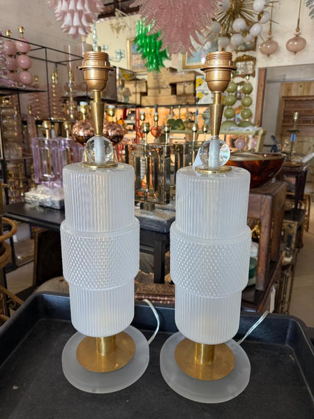 #8848-UHNH - Pair of Murano Lamps
